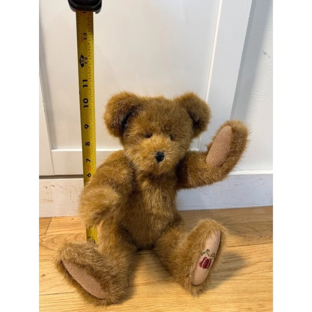 Y2K Vintage Boyds Bear Penelope Punkinberry Pumpkin Plush Decor Posable Fall